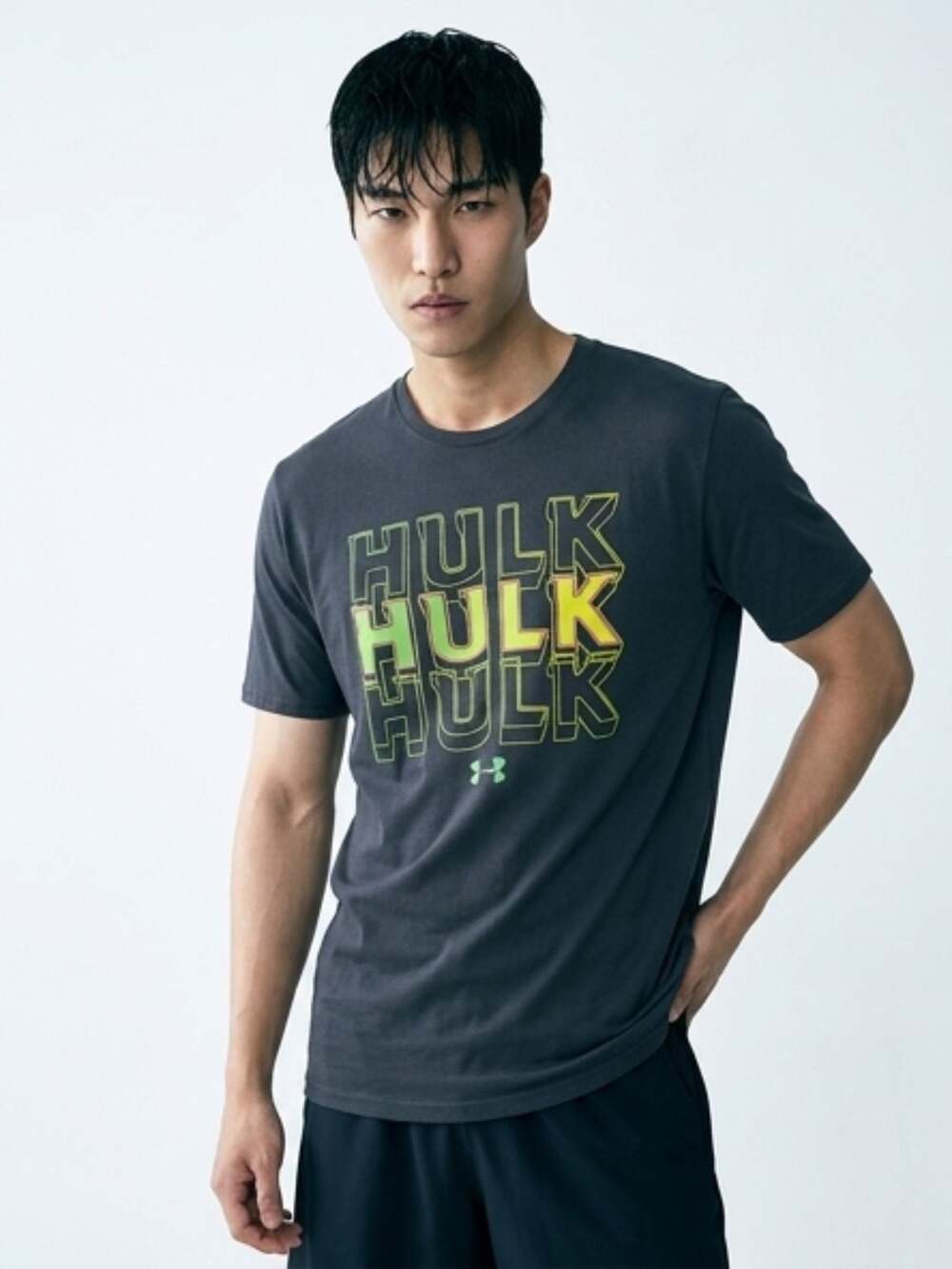 Under Armour Marvel Hulk Graphic T-Shirt Black Size XL